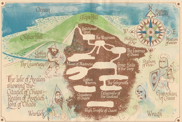 Avalon cassette inlay - map