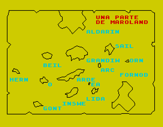 Elfos de Maroland - in game screen