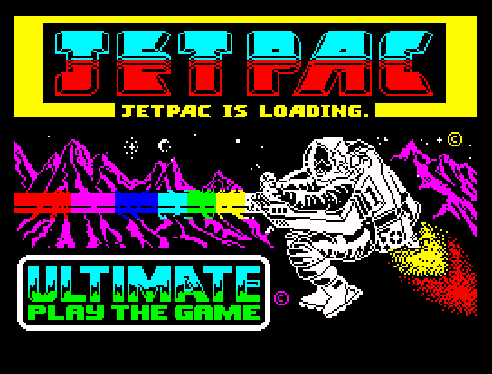 Jetpac loading screen