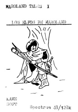 Tape inlay from the 1993 Los Elfos de Maroland
