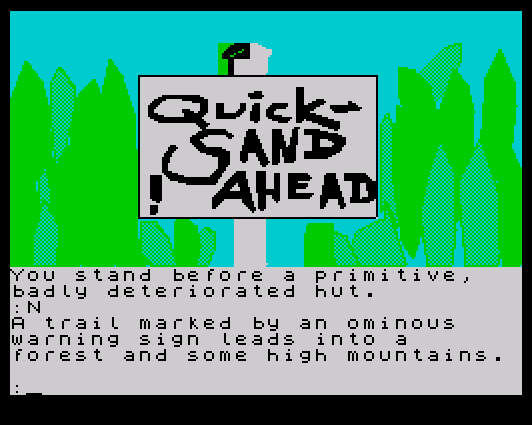 On the desert island - watch out for quicksand