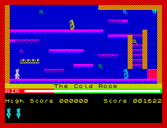 Manic Miner screen 2 - The Cold Room